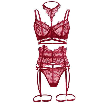 Womens Lace Lingerie Set