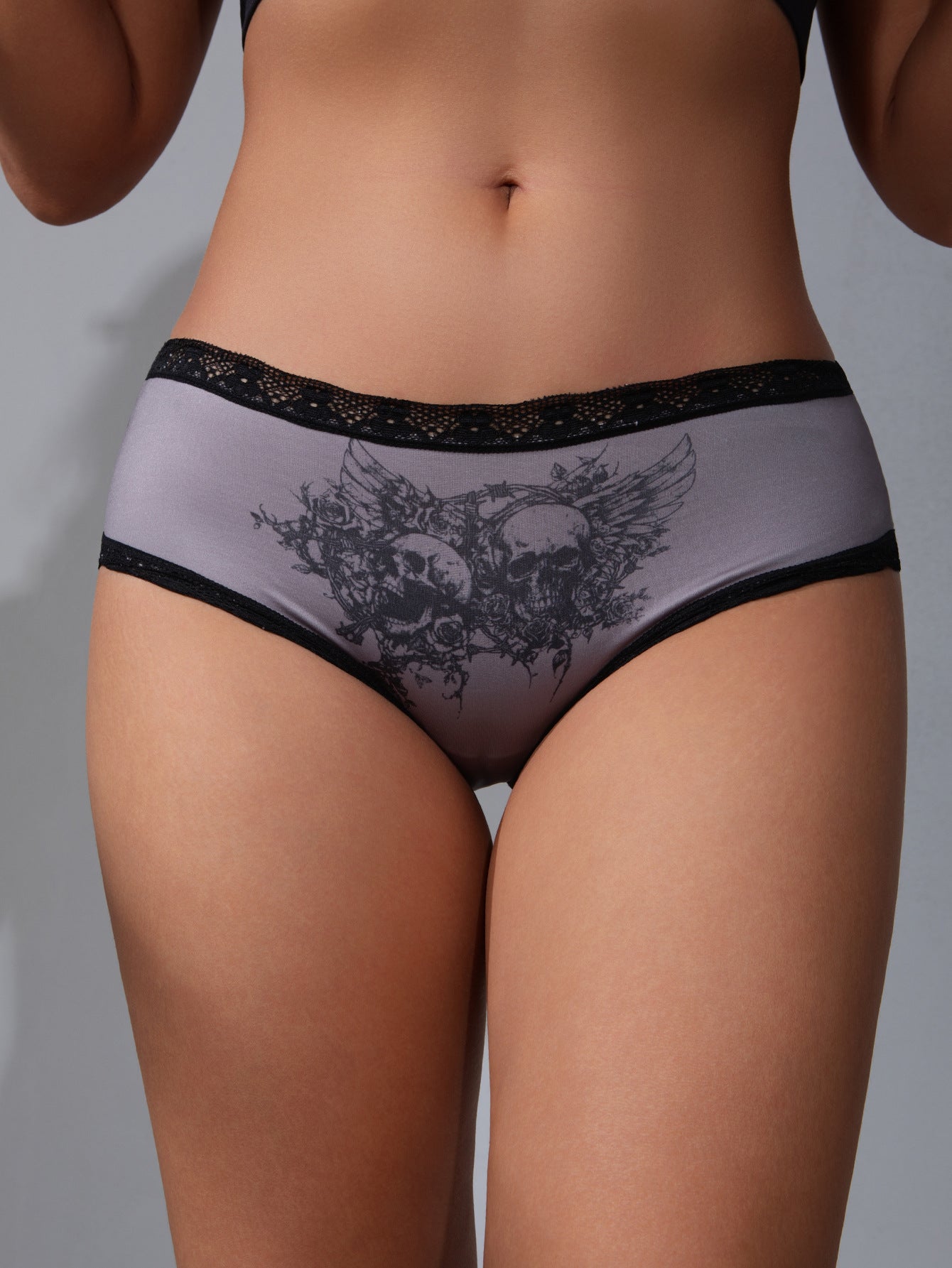 Womens Lace Print Breathable Panties