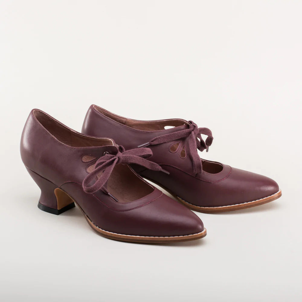 Womens Lace-up Hollow High Heels