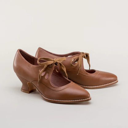 Womens Lace-up Hollow High Heels