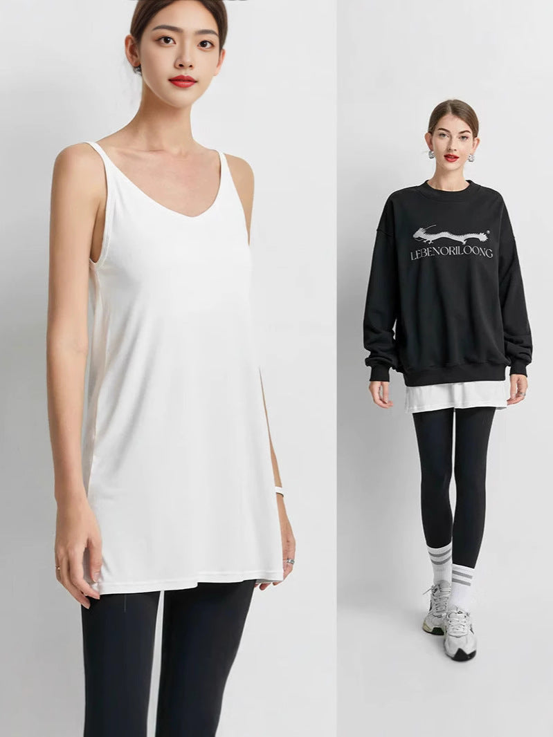 Womens Layered Sleeveless Vest