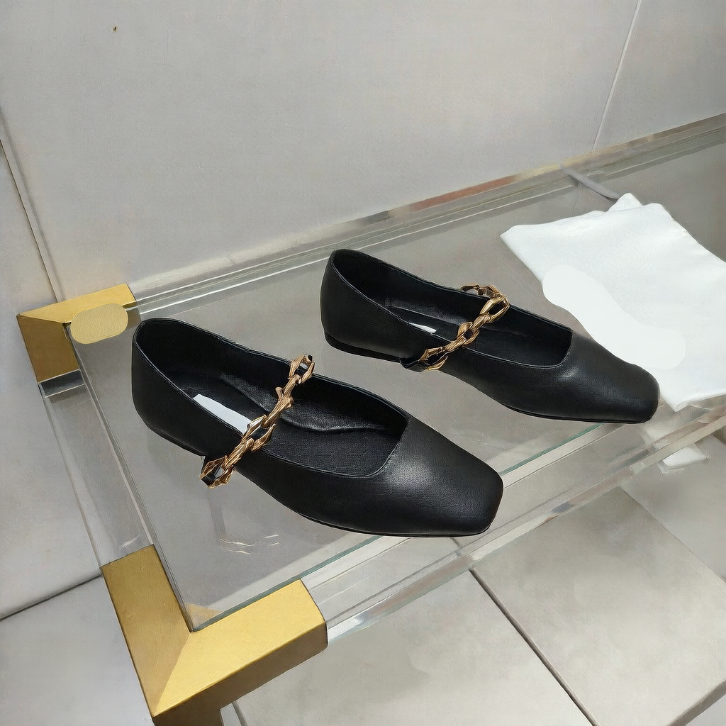 Womens Leather Flats