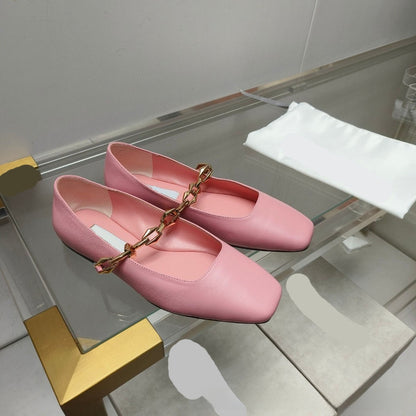 Womens Leather Flats