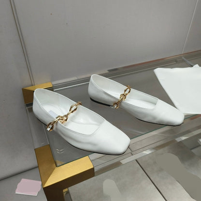Womens Leather Flats