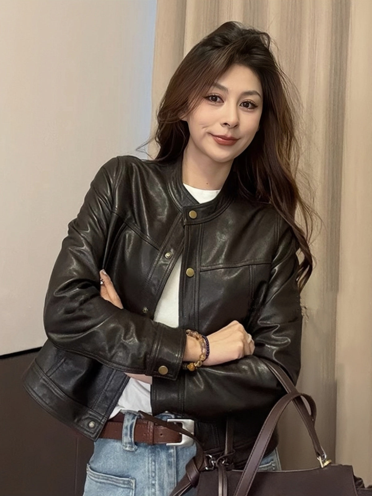 Womens Leather Jacket