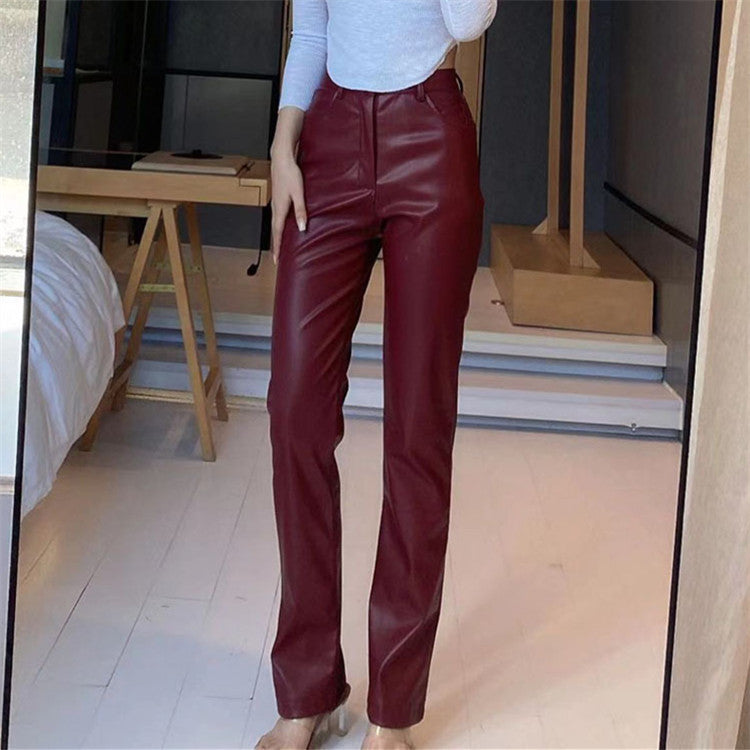 Womens Leather Pants