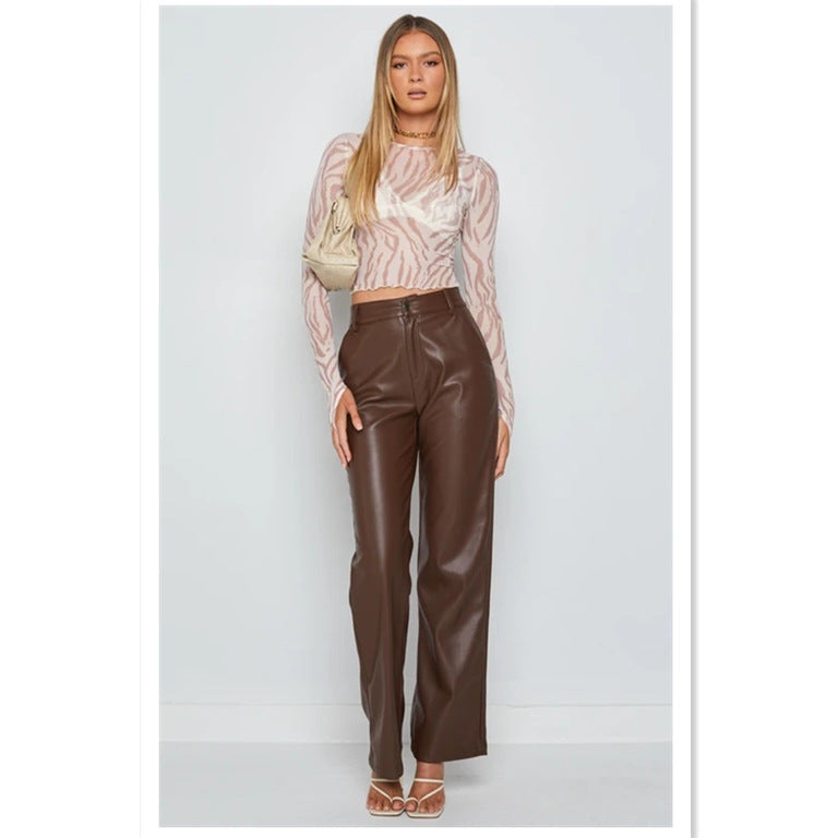 Womens Leather Pants