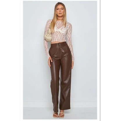 Womens Leather Pants