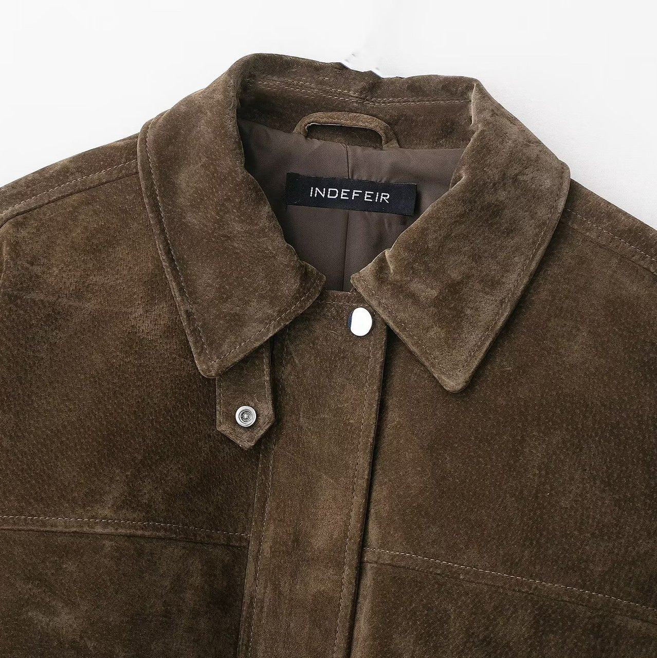 Womens Leather Style Bomber Jacket