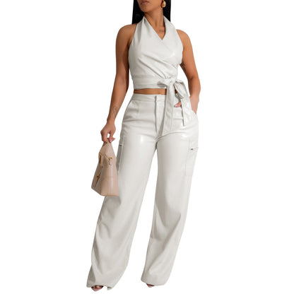 womens leather suit