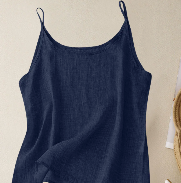 Womens Linen Camisole Summer Top