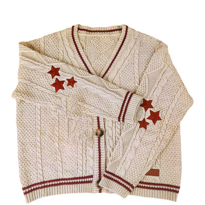 Womens Long Sleeve Knit Cardigan