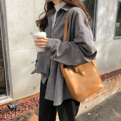 Womens Long Sleeve Loose Fit Shirt