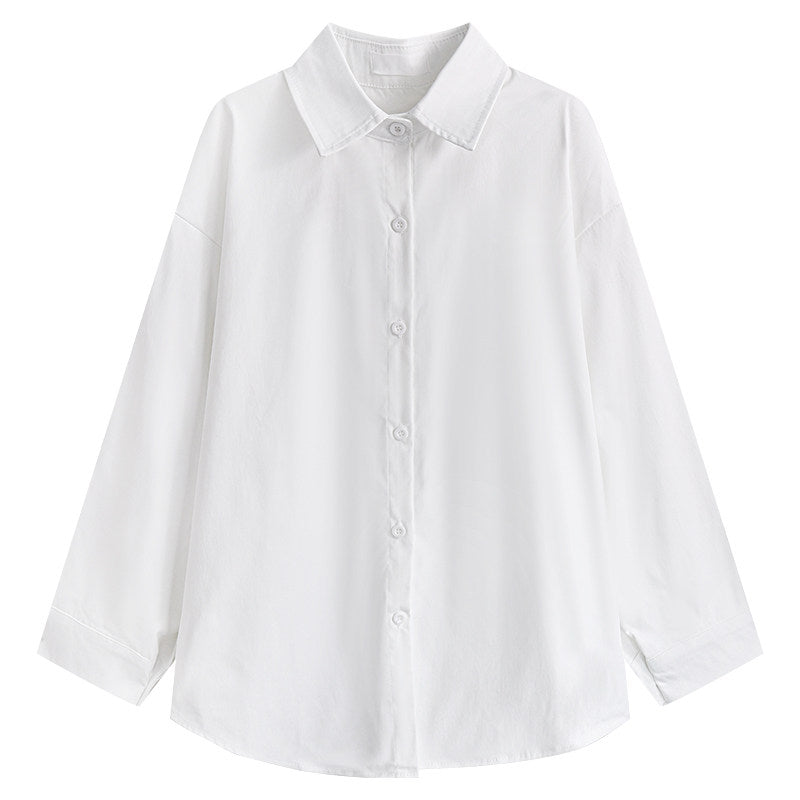 Womens Long Sleeve Loose Shirt