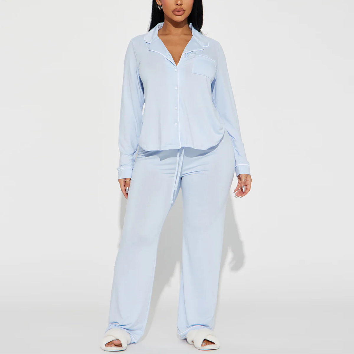 Womens Long Sleeve Pajama Set