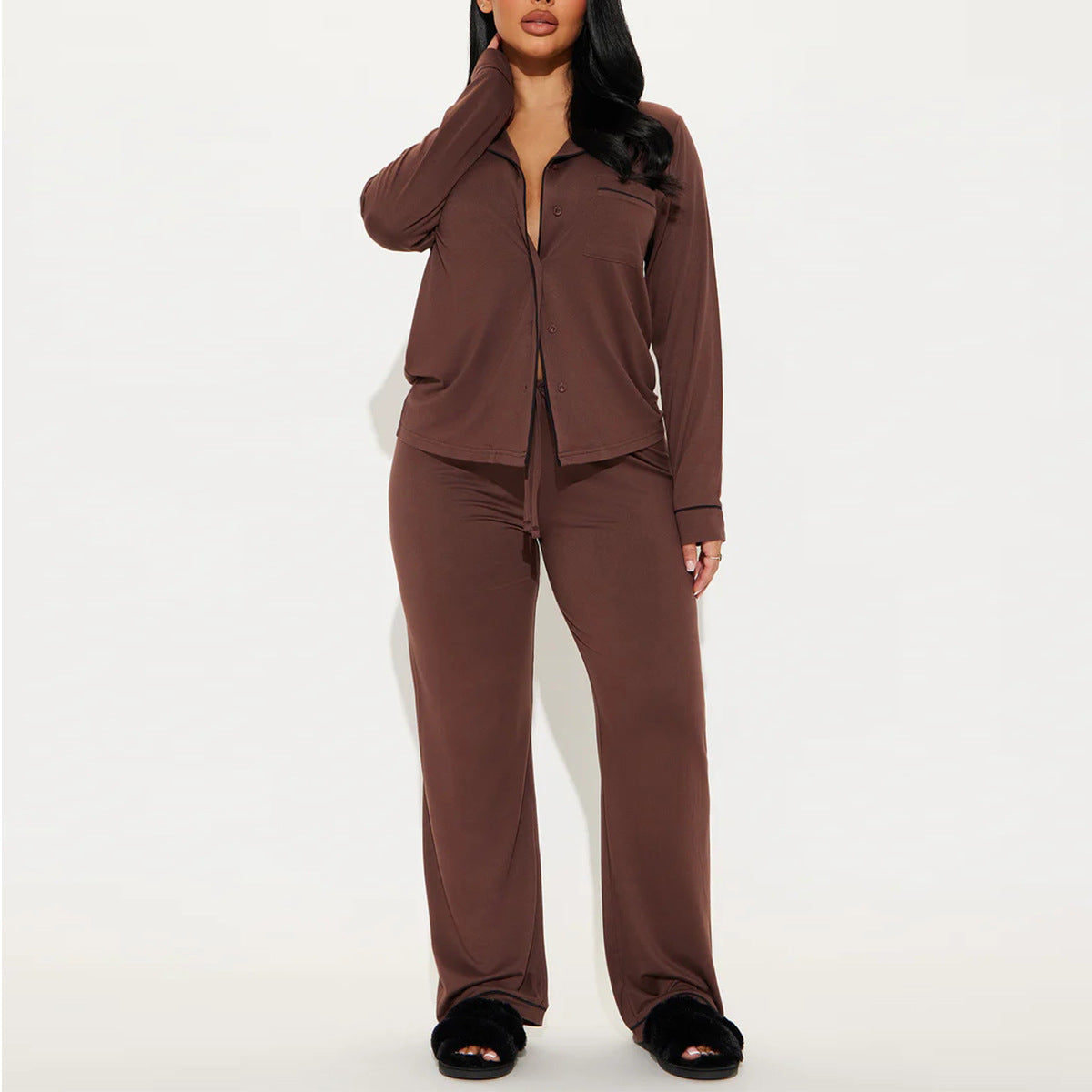 Womens Long Sleeve Pajama Set
