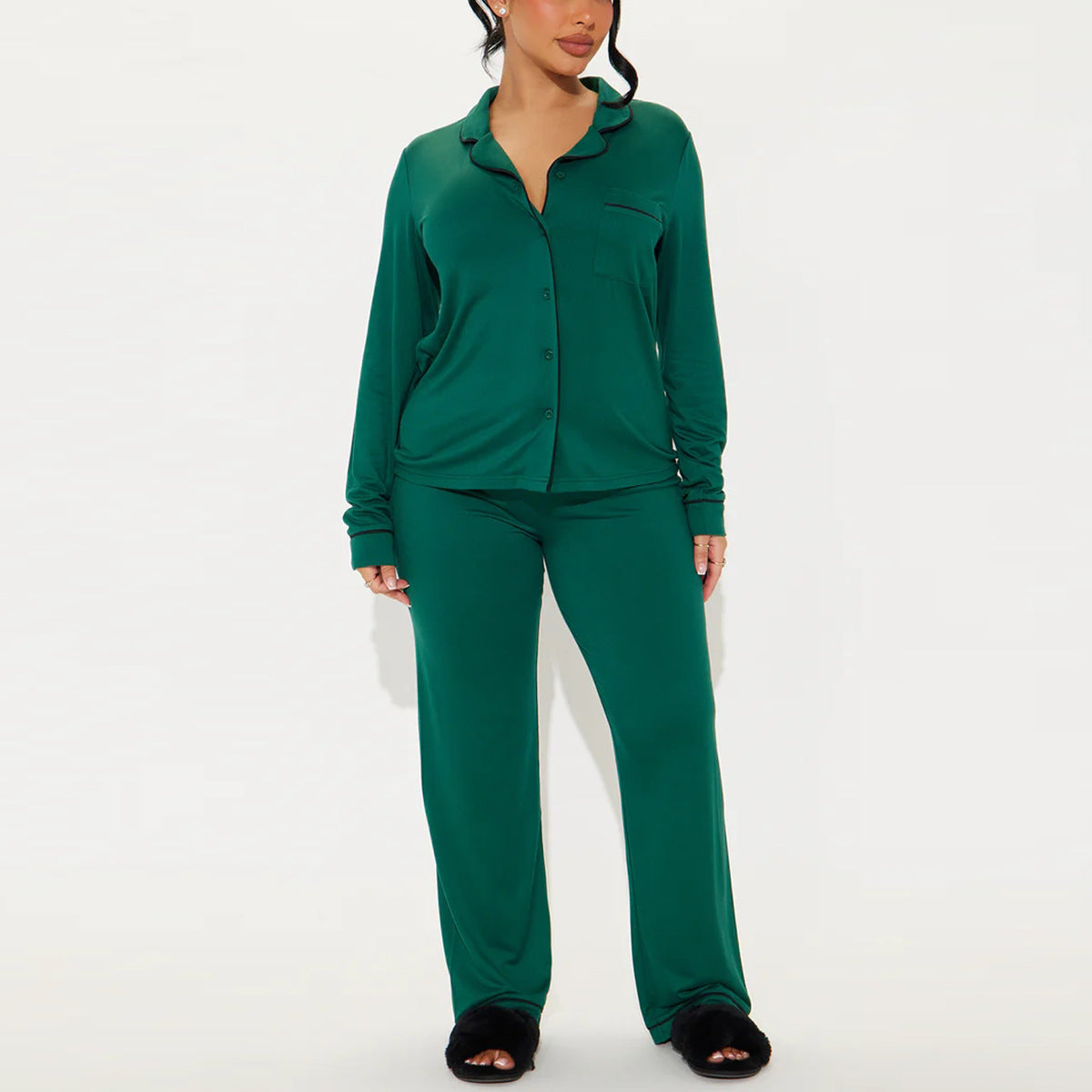 Womens Long Sleeve Pajama Set