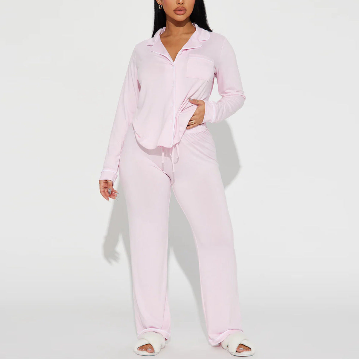 Womens Long Sleeve Pajama Set