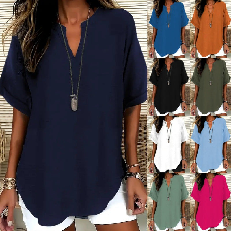 Womens Loose Fit Casual Shirt