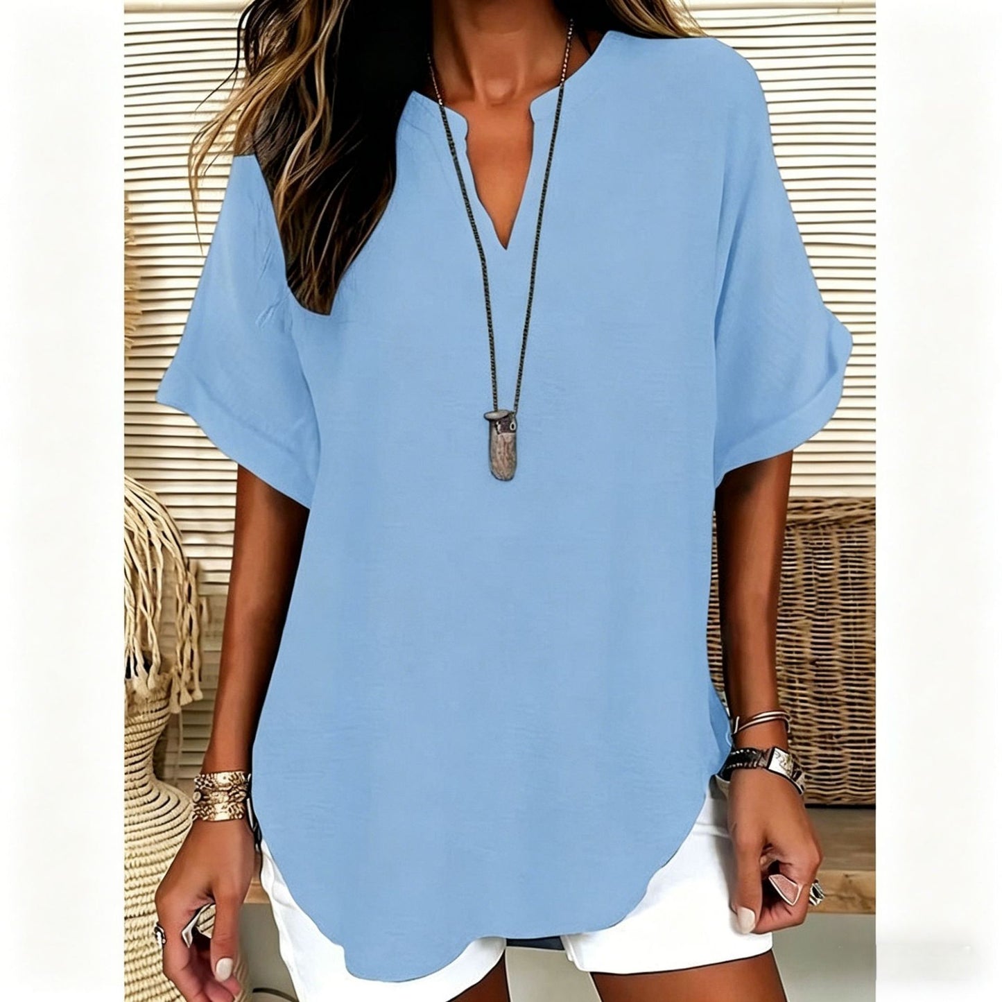 Womens Loose Fit Casual Shirt
