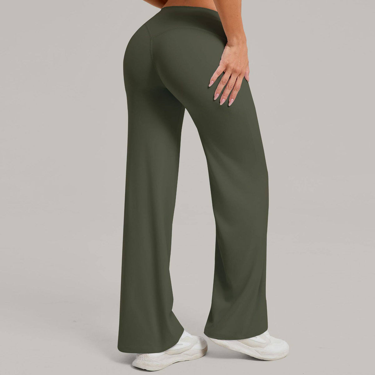 Womens Loose Fit Yoga Pants with High Waist