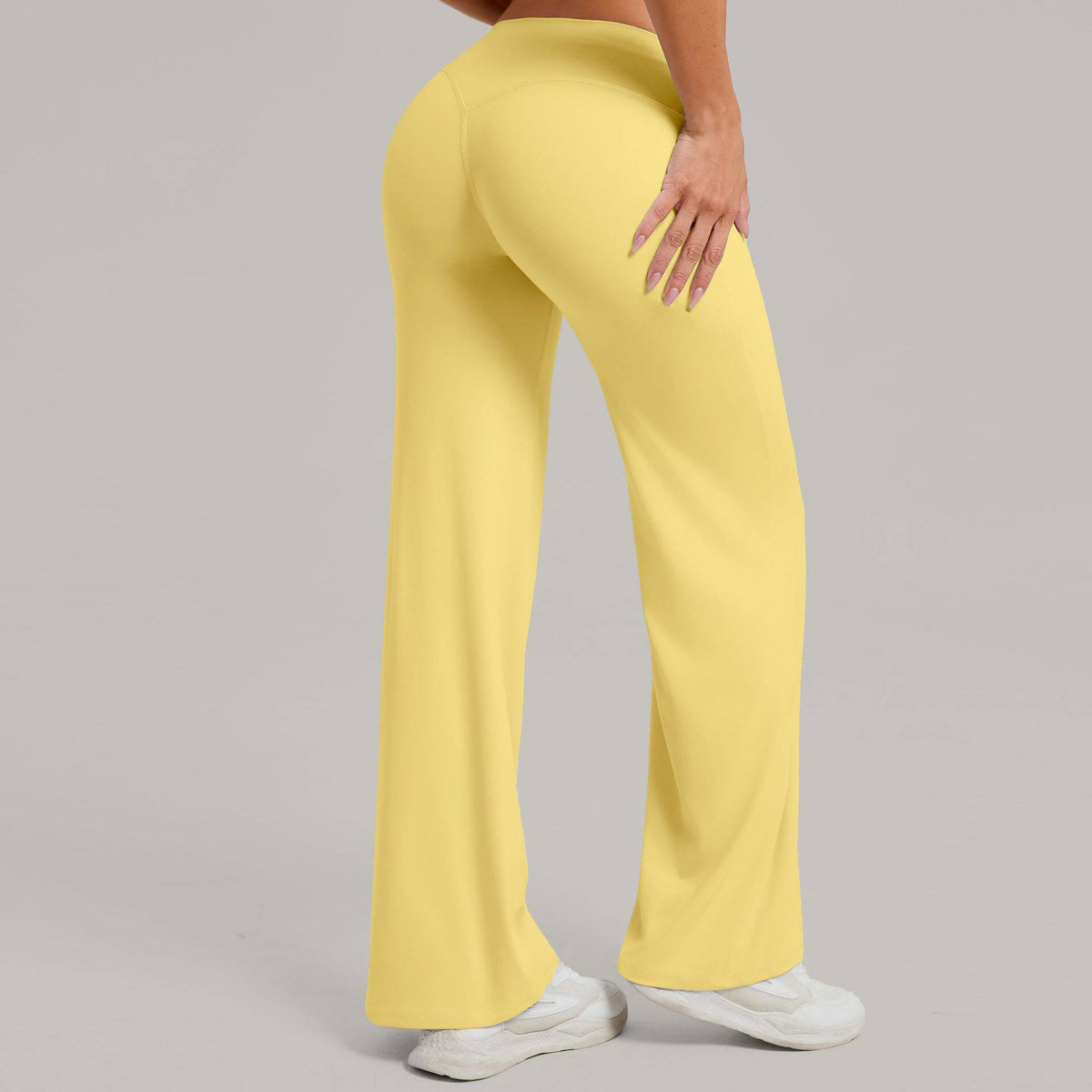 Womens Loose Fit Yoga Pants with High Waist