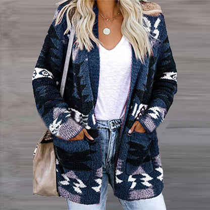 Womens Loose Knit Cardigan