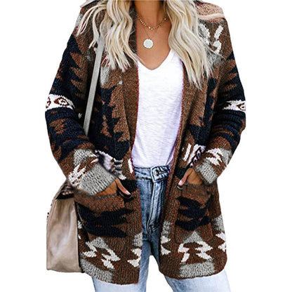 Womens Loose Knit Cardigan