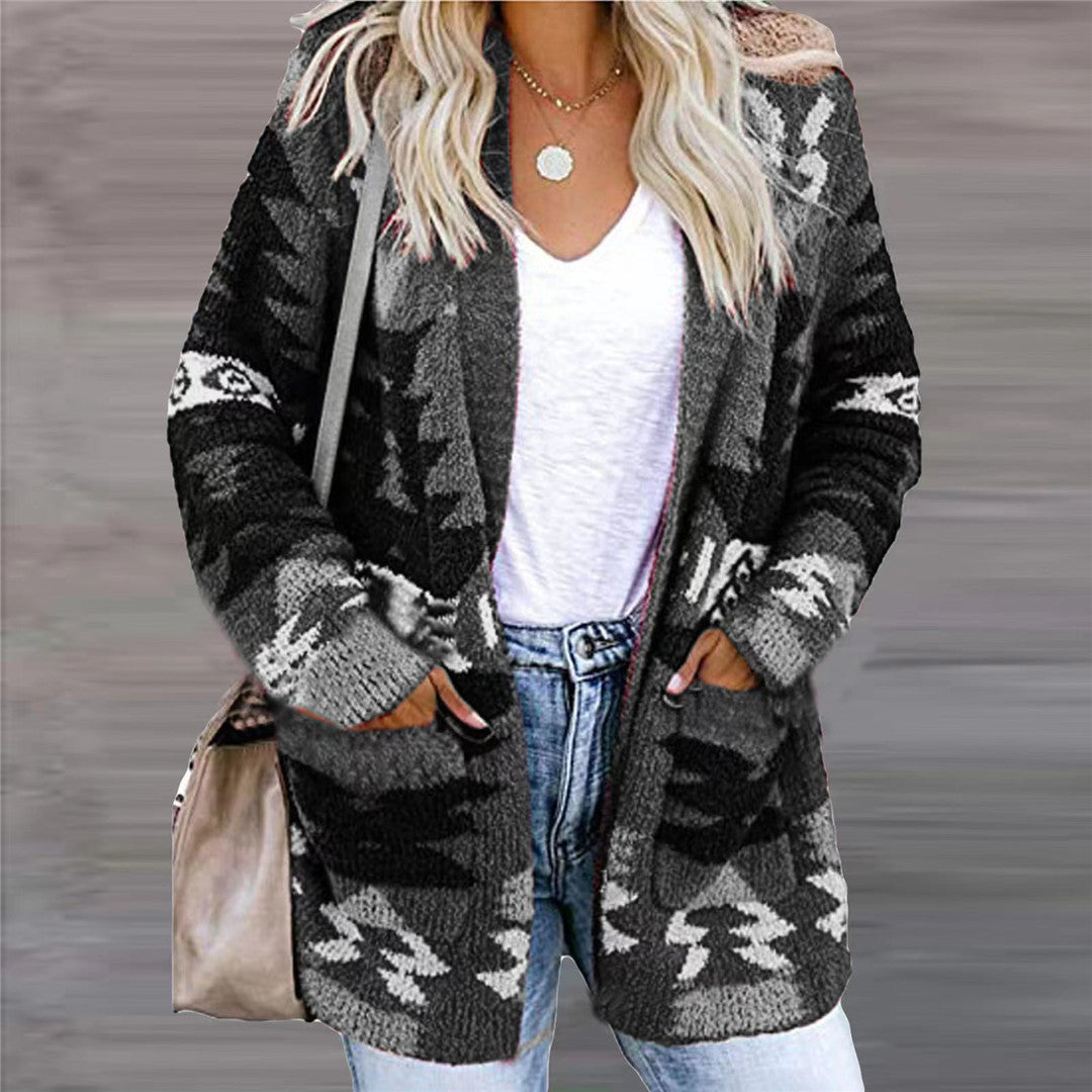 Womens Loose Knit Cardigan
