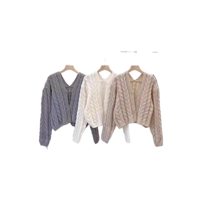 Womens Loose Knitted Cardigan