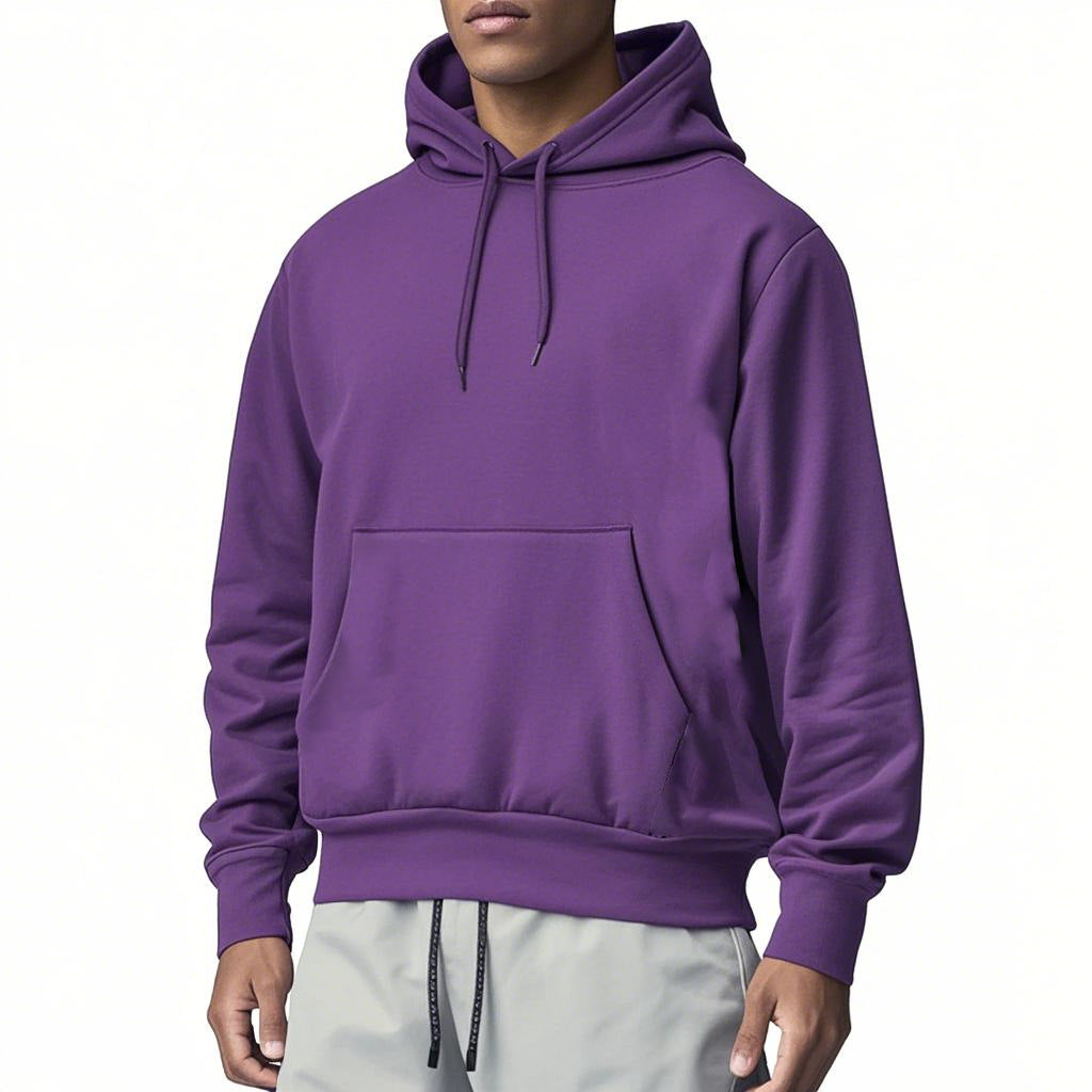 Womens Loose Print Hooded Sweatshirt