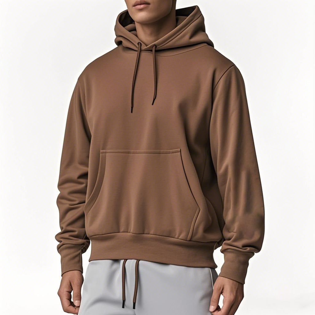 Womens Loose Print Hooded Sweatshirt