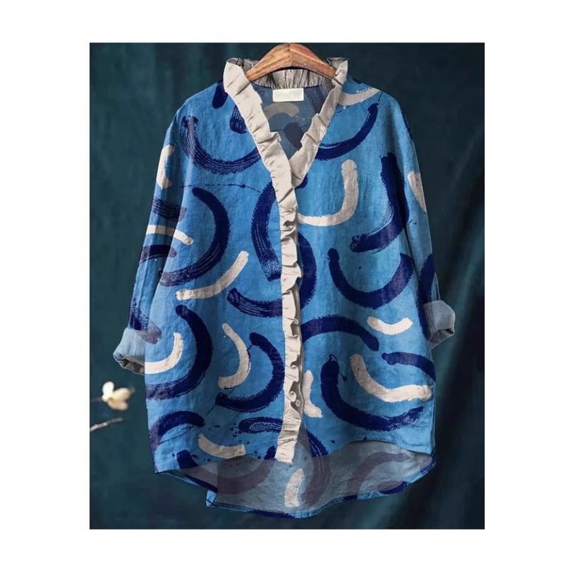 Womens Loose Print T-Shirt