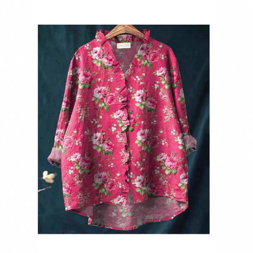 Womens Loose Print T-Shirt