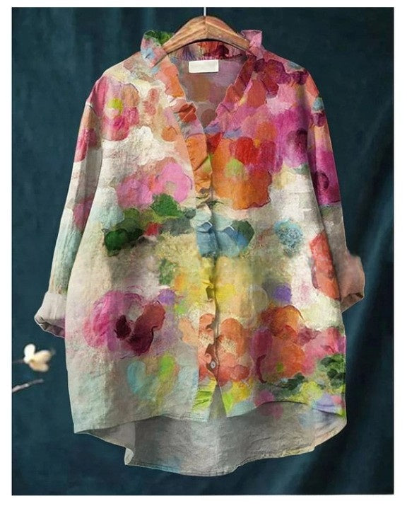 Womens Loose Print T-Shirt
