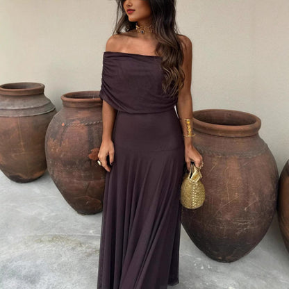 Womens Mesh Patchwork Slim Fit Dress