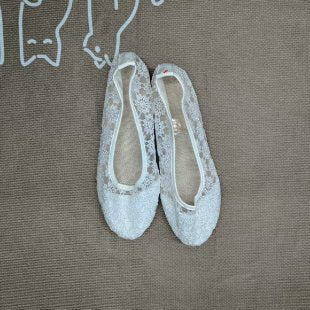 Womens Mesh Round Toe Flat