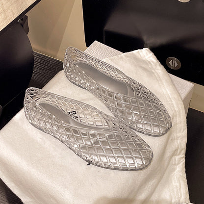 Womens Mesh Slip On Sandals