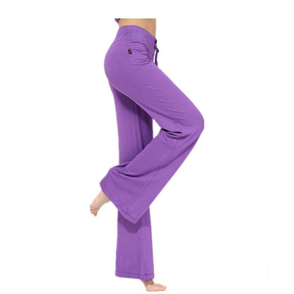 Womens Modal Yoga Pants Flared Leg Fitness Lounge Pants