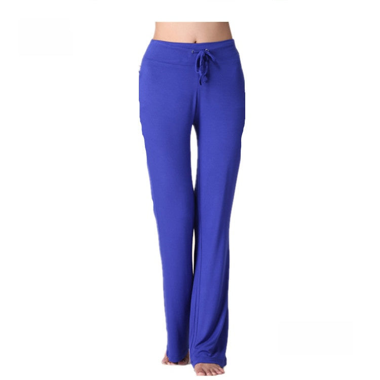 Womens Modal Yoga Pants Flared Leg Fitness Lounge Pants