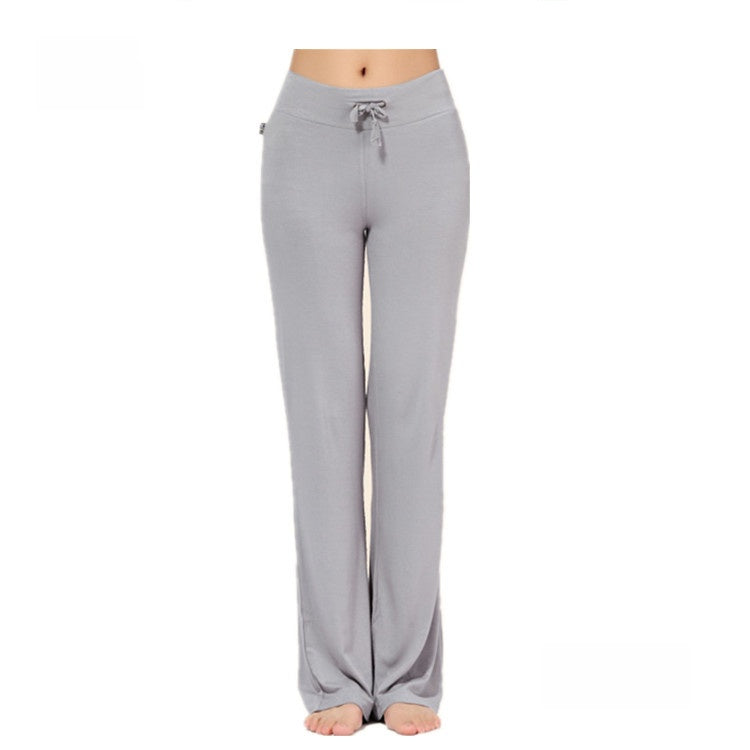 Womens Modal Yoga Pants Flared Leg Fitness Lounge Pants