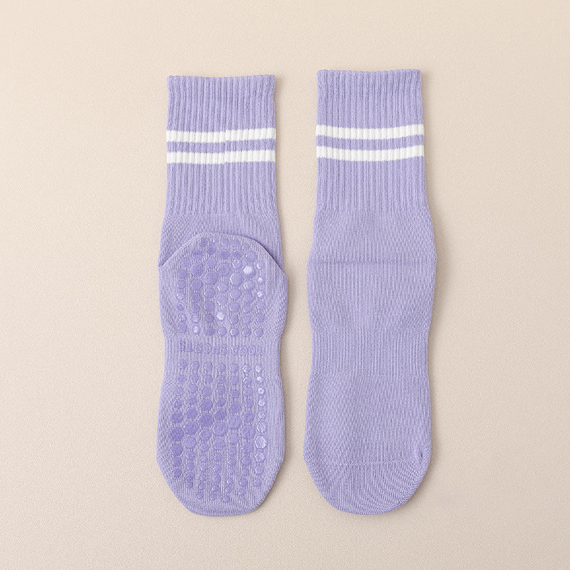 Womens Non-Slip Yoga Socks with Silicone Grip