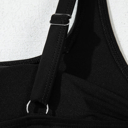 Womens One-Piece Swimsuit with Chest Pads