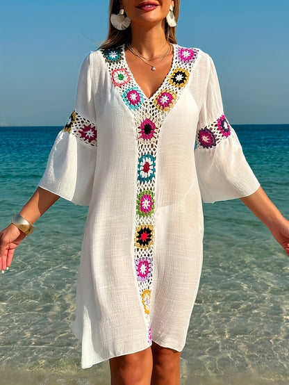 Womens Patchwork Dress