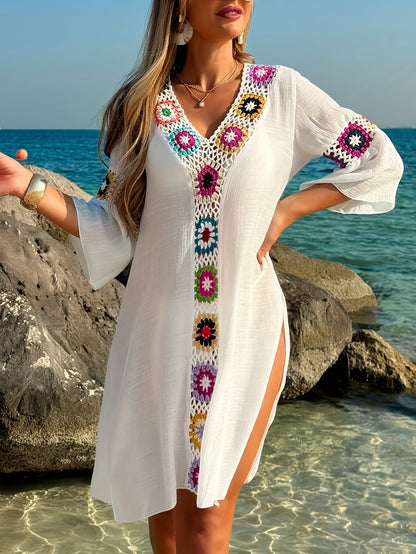 Womens Patchwork Dress