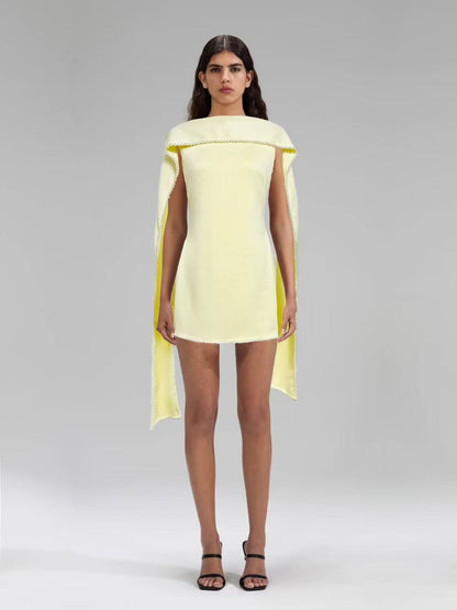 Womens Pearl Embellished Bodycon Dress