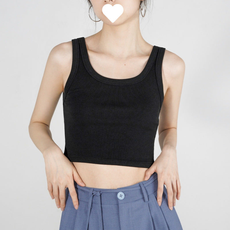 Womens Plaid Halter Camisole Top