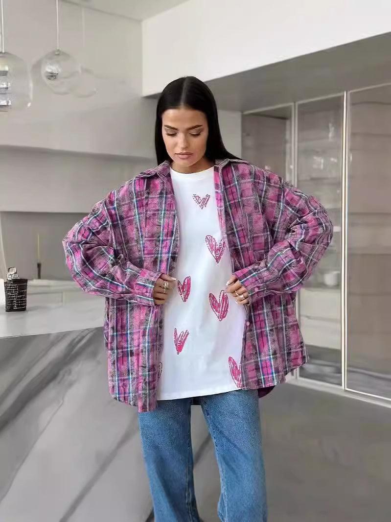 Womens Plaid Shirt