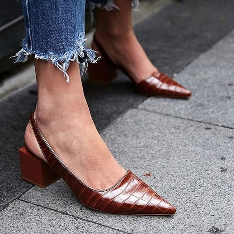 Womens Plaid Wedge Sandals