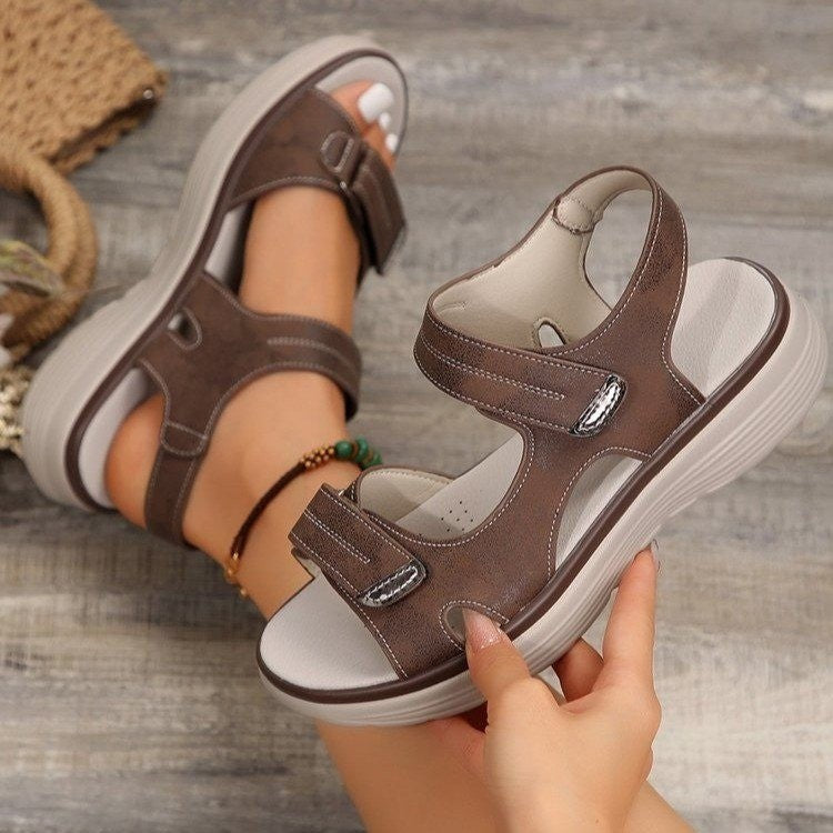 Womens Platform Beach Sandals